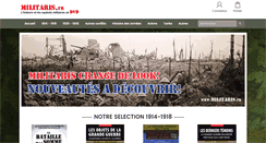 Desktop Screenshot of militaris.fr