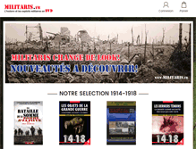 Tablet Screenshot of militaris.fr